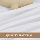 Fitable 6 Pack White Round Tablecloths - 120 Inches in Diameter - Stain Resistant and Washable Table Clothes, Polyester Fabric Table Covers for Wedding, Party, Banquet, Formal Events
