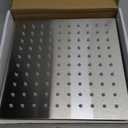 NearMoon Rain Shower Head, High Flow Stainless Steel Square Rainfall Shower, High Pressure Design, Awesome Shower Experience Even At Low Water Flow (8 Inch, Brushed Nickel)