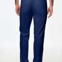 JMIERR Men's Casual Drawstring Pants Elastic Waist Lightweight Pant Summer Beach Trouser with Pockets (L)