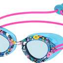 Speedo Kids' Swim Goggles Sunny G Ages 3-8 (Bachelor Button Multi Ditsy/Celeste)