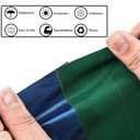 4 x High Adhesive Tarpaulin Tape Tarpaulin Repair Tape, Tarp Repair Tape,Tarpaulin Waterproof Heavy Duty Tape, (Black, 8CM*20M)