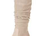 Amazon Essentials womens Tall Block Heel Boots Size US 13WC (Gray)