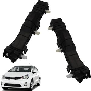 XQSMWF 2PCS Front Bumper Support Bracket Compatible with Kia Rio 2012-2017 1.6L, Replaces 865131W200 865141W200 Left & Right Side Bracket Bumper Mount Support