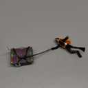 Live-Action Aquarium Ornament Undersea Treasure Chest Diver, Air Bubbler Aerating Fish Tank Decorations Black Color