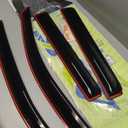 Auto Ventshade [AVS] in-Channel Rain Guards for 2017-2025 Honda Ridgeline | Window Vent Visors, 4 pcs. - Smoke | 194276