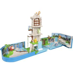 Jazwares Pokemon Carry Case Battle Ruins Playset - Portable Transforming Backpack Playset with Action Features and 2-inch Pikachu Battle Figure
