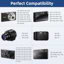 NP-BN1 Battery 2 Pack and Dual Charger for Sony Cyber-Shot DSC-W830 DSC-W800 DSC-W690 DSC-W650 DSC-W570 DSC-W530 DSC-W330 DSC-W310 DSC-TX9 TX10 TX20 TX30 DSC-WX100 DSC-WX200 DSC-QX10 DSC-QX30 and More
