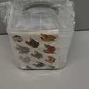 DND Dice Storage Box with Removable Dividers Polyhedral Dice Plastic Organizer Holding Up To 1200 Dices Craft Bead Compartment Container for Sewing, Jewelry, Art, DIY