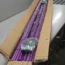 Growsun Large Tomato Cage 6 Pack Upto 73 inch Tall Tomato Trellis Garden Stakes Plant Support,Purple(5ft Stake add 18 inch Adjustable Stakes)