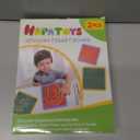 Sensory Activity Board for Kids & Adults:Double-Sided Stress Relif Sensory Board Toys with 40 Strings & Storage Bag | Quiet Fidget Board for ADHD & Autism Boys Girls Ages 3 4 5 6 7 8 9 102PCS