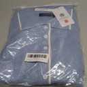 MEROKEETY Women's 2024 Casual Short Sleeve Long Dress Elegant Flowy Pleated Formal Cocktail Party Dress, Grey Blue, Large