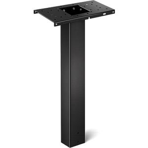 43" Mailbox Post Kit for Outside, In-Ground Mount Standalone Metal Post