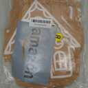 SilTriangle 24 Pcs Christmas Non-woven Gingerbread Bag Party Gift Gingerbread House Shaped Favors with Handles Tote Treat Goodie Candy Bags for Xmas Theme Party Reusable Supplies