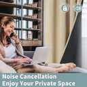 BGment Beige Blackout Curtains for Living Room, Long Room Darkening Curtains for Bedroom 95 Inch Length 2 Panels Set, Thermal Insulated Soundproof Energy Saving Rod Pocket Curtains, 52 Inch Wide