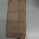 ZeeMart Macrame Style Boho Table Runner, Taupe Table Runners 36 Inches Long, Farmhouse Woven Home Decor, 12x36 Inch, Taupe