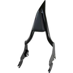 YHMOTO Detachable Sissy Bar Passenger Backrest 22" Inch Rear Pad Fit for Harley Touring Models 2009-2025 Road King Ultra CVO Limited Street Glide Road Glide Electra Glide (Black)