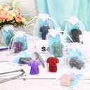 Baquler 50 pcs 2026 Nurses Week Gifts Bulk Doctor Coat Shaped Nurse Candle Appreciation Cards with Organza Bag for CNA Doctor Women Men Nursing Day Thank You Gift