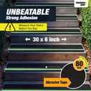 THUNDER GRIP Glow in the Dark 30" x 6"-12-Pack Weather Resistant Outdoor Stair Treads 80-Grit