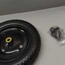 4.80/4.00-8" Tire Flat Free 14.5" x 3.2" (1Pcs) Universal Solid Wheelbarrow Tire with 5/8 Bearings 3 -7 Hub Centered, for 4.80/4.00-8, 3.50/2.50-8, 4.00-6 Wheelbarrow Wheels