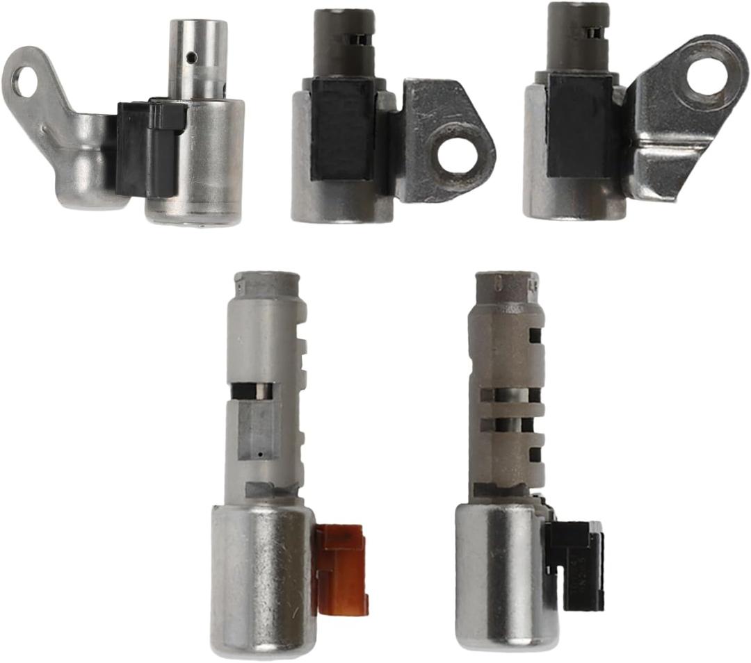 5PCS U340E CTV Transmission Solenoid Kit, Suitable for To-yota Corolla 2009-2015 Echo Celica Scion Yaris xB 1.5L 1.8L 2000-2015, Automotive Transmission Solenoids Replace Part U341E U341F