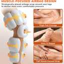 JZBRAIN Air Compression Leg Massager with Heat : Calf, Knees & Thigh Recovery Compression System for Pain Relief & Circulation - Sequential Massager with 3 Heat,3 Modes & 6 Intensities for Daily Use