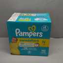 Pampers Swaddlers Diapers, Size 0 (up to 10 lbs), 140 Count, Absorbent, Keeps Baby Dry and Comfortable, Skin Safe Disposable Baby Diaper (Newborn)