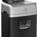 BONSEN 150-Sheet Autofeed Paper Shredder Heavy Duty, 60 Mins Micro-Cut Shredder for Office, 6 Gal Large Capacity Bin P-4 High Security Commercial Document Shredders for Home Office S3114