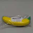Tesorrio Fake Banana Stress Relief Fidget  6.7 x 1.4 in Soft PU Foam Desk Accessory | Lightweight Squeeze Fidget for Adults | Novelty Office Decor & Relaxation Tool