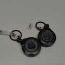 MNGARISTA Upgraded Heavy Duty Retractable Keychain with Belt Clip, 10 OZ Retraction, 31.5" Stainless Steel Cord Key Chain, 3K Carbon Fiber ID Badge Reel Holder with Badge Strap and Key Ring, 4 Pack