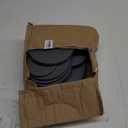 Diatomaceous Earth Coaster 4/6/8inch Diatomite Plant Saucer Stone Plant Sourcer Instant Dry Water Absorbent Diatomite Tray (Dark Gray)