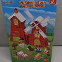 Toddler Toys for 1 2 3 Year Old, Farm Animals Windmill Barn Montessori Educational Toys, Farm Playset with Assorted Pretend Accessories, Christmas Birthday Gift for Baby Boys Girls 12-18 Month