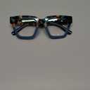 Peepers by PeeperSpecs Women's Take a Bow Oversized Square Blue Light Blocking Reading Glasses