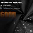 QuliMetal 63 Inch Grill Cover for Weber Genesis 300 Series and New 2022 Genesis 300 Grill, Heavy Duty Waterproof Fade Resistant Outdoor BBQ Grill Cover with Elastic Drawstrings, Compared to Weber 7757