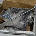 110PCS #8 Self Drilling Screws Assortment Kit, 5 Common Size Self Tapping Screws for Metal, 410 Stainless Steel Hex Washer Head Sheet Metal Screw, Bright Finish (Silver)