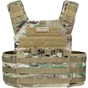 OneTigris DOOM Tactical Vest, Adjustable Airsoft Vest MOLLE Vest for Men (Camo, One Size)