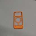 TORRAS Strong Magnetic & Seamless Stand for iPhone 17 Pro Case, Fit for MagSafe, Militray Grade Protection, Built-in Kickstand, Camera Control, Translucent Slim 17 Pro Cover Ostand, Neon Orange