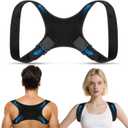 Back Brace Posture Corrector for Men - Bionic System Upper Back Support Shoulder Posture Brace for Women, Newly Adjustable Back Straightener Neck Pain Relief 004-L