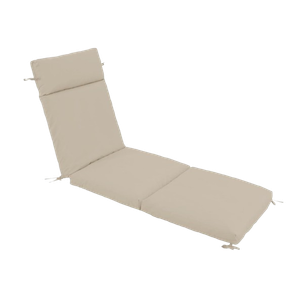 Chaise Lounge Cushion 72x21x3 Inch - Set of 1 Outdoor Lounge Chair Cushions, Lounger Pad Replacement with Fade-Resistant, Removable & Machine-Washable Covers, Ideal for Patio Chaise Chairs, Cream