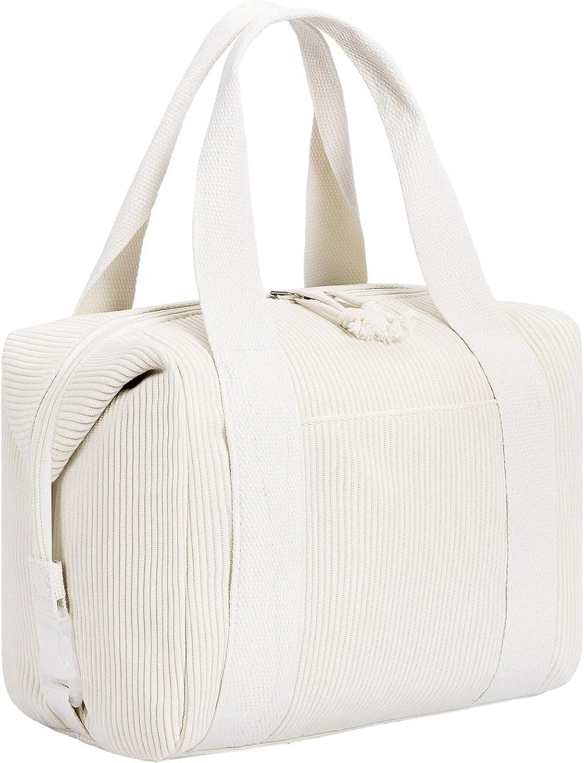 HowFly Lunch Box for Women Stylish Corduroy Insulated Lunch Bag for Men Adults Leakproof Reusable Lunchbox Large Capacity Lunch Boxes Cooler for Work, Travel, Picnic