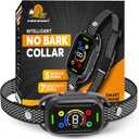 2025 Upgraded Intelligent Dog Bark Collar for Small, Medium, Large Dogs - Beep, Vibration and Safe Static Shock, 7 Sensitivity Levels Adjustment - Effective Training to Stop Excessive Barking Fast