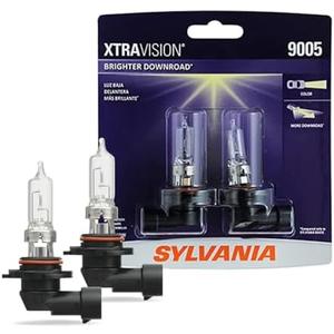SYLVANIA - 9005 XtraVision - High Performance Halogen Headlight Bulb, High Beam, Low Beam and Fog Replacement Bulb (Contains 1 Bulbs)