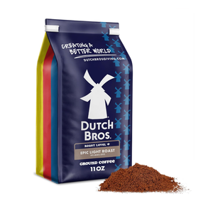 Dutch Bros Epic Light Roast, Ground Coffee, Bagged 11oz