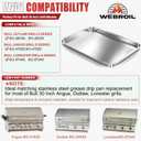 Drip Pan for Most 30" Bull Grills Include Angus, Outlaw, Lonestar Grills