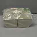 Rejomiik Portable Shower Caddy Basket Plastic Cleaning Caddy Organizer Storage Tote with Handle for Bathroom, College, Dorm Room Essentials, Cream