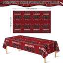 2 x OHOME 2026 Graduation Party Decorations - Graduation Decorations Class of 2026 2027 - Disposable Plastic Maroon Tablecloth for Party Favors - Backdrop Banner Class of 2026,2 Pack