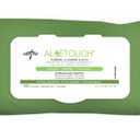 Medline FitRight Aloe Personal Wipes, 8 x 10 Inches, Scented, Soft Pack with Flip Top Lid, Pack of 100( Pack 6)