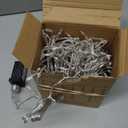 Icicle Lights Outdoor - 66 FT 736 LED Icicle Christmas Lights with 138 Drops, 8 Modes, Christmas String Light with Remote & Timer, Waterproof Fairy Light for Roof Patio Tree House Decor, Blue