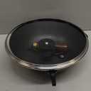 Souped Up Recipes 10 Inch Carbon Steel Wok For Electric, Induction and Gas Stoves (Lid and User Guide Video Included)