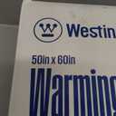 Westinghouse Heated Throw Blanket, Cozy Soft Flannel to Sherpa Electric Throw with 6 Heating Levels & 2-10 Hours Auto Shut Off, Fast Heating & ETL Certification, Machine Washable, 50x60 Inch, Beige