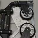 FCH Folding Hand Truck Aluminum Portable Folding Hand Cart 165lbs Capacity Hand Cart and Dolly Ideal for Home, Auto, Office,Travel Use,Black